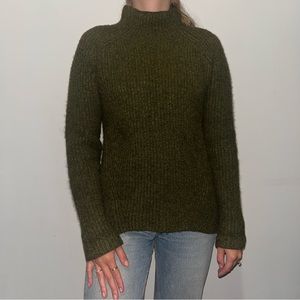 Madewell Olive Knit Sweater Size XS